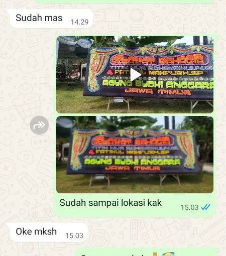 Pengiriman Papan Bunga Mlonggo