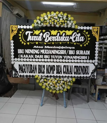 Papan Bunga Duka Mlonggo